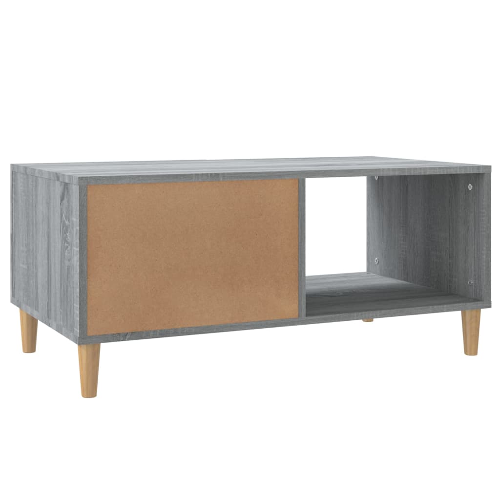 Tavolino Salotto Grigio Sonoma 89,5x50x40 cm Legno Multistrato | homemem39