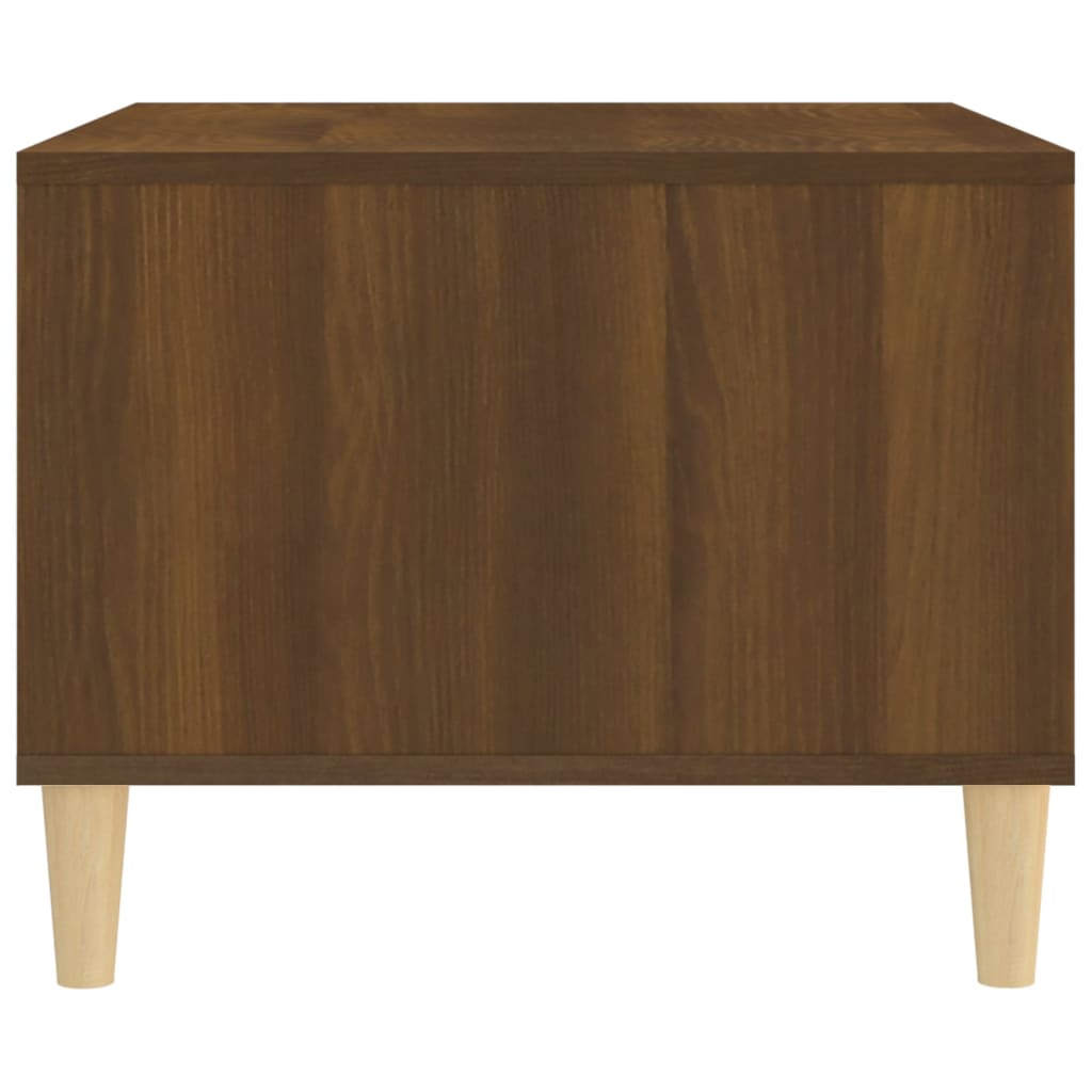 Tavolino da Salotto Rovere Marrone 60x50x40cm Legno Multistrato | homemem39