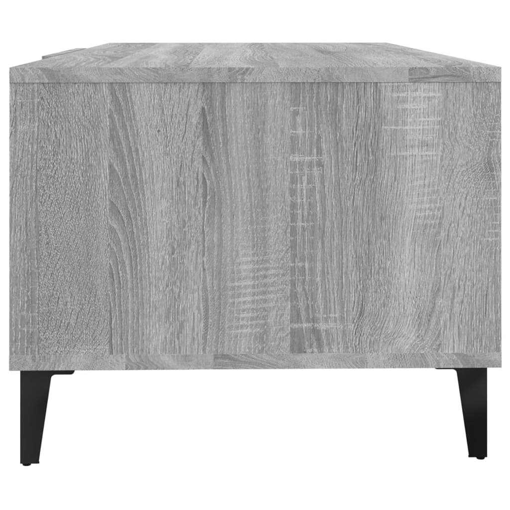 Tavolino da Salotto Grigio Sonoma 102x50x40cm Legno Multistrato | homemem39