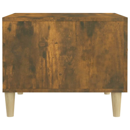 Tavolini Salotto 2 pz Rovere Fumo 50x50x40cm Legno Multistrato | homemem39