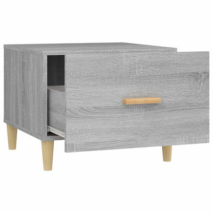 Tavolini Salotto 2pz Grigio Sonoma 50x50x40cm Legno Multistrato