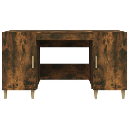 Scrivania Rovere Fumo 140x50x75 cm in Legno Multistrato