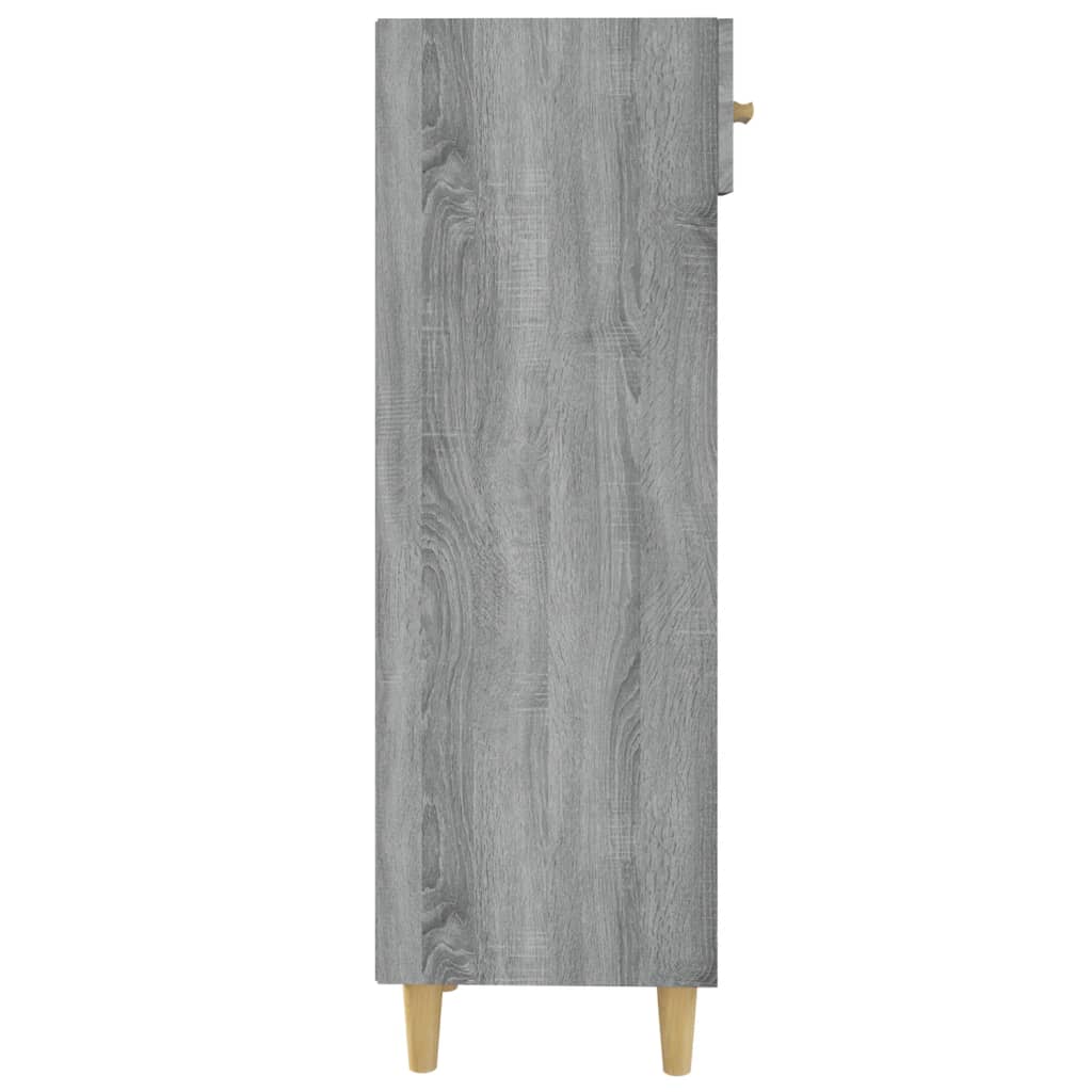 Scarpiera Grigio Sonoma 30x35x105 cm in Legno Multistrato - homemem39