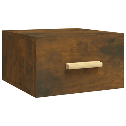 Comodino a Muro Rovere Fumo 35x35x20 cm - homemem39