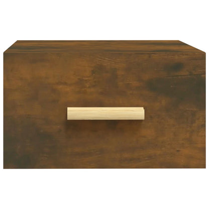 Comodini a Muro 2 pz Rovere Fumo 35x35x20 cm - homemem39