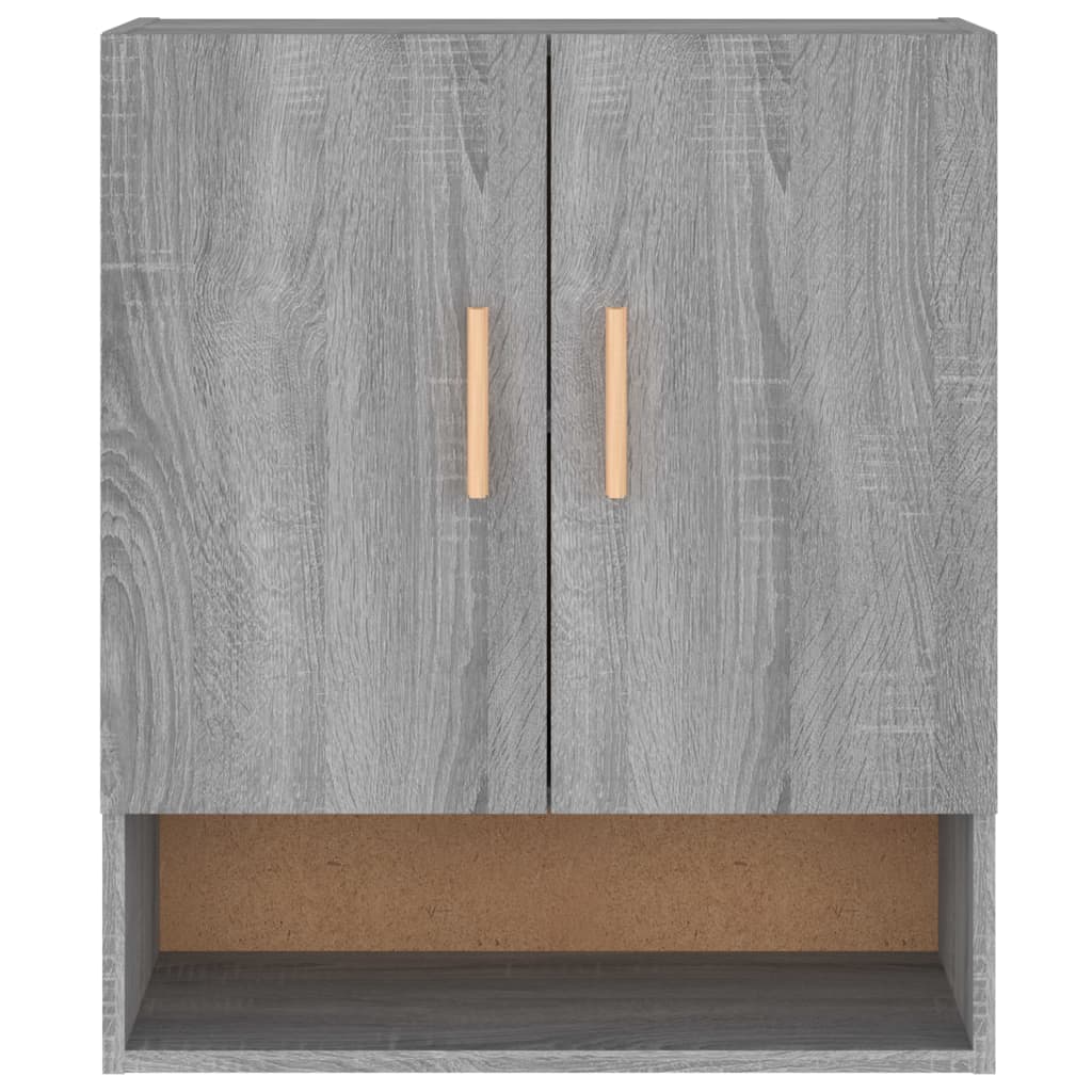 Armadietto a Muro Grigio Sonoma 60x31x70cm in Legno Multistrato | homemem39