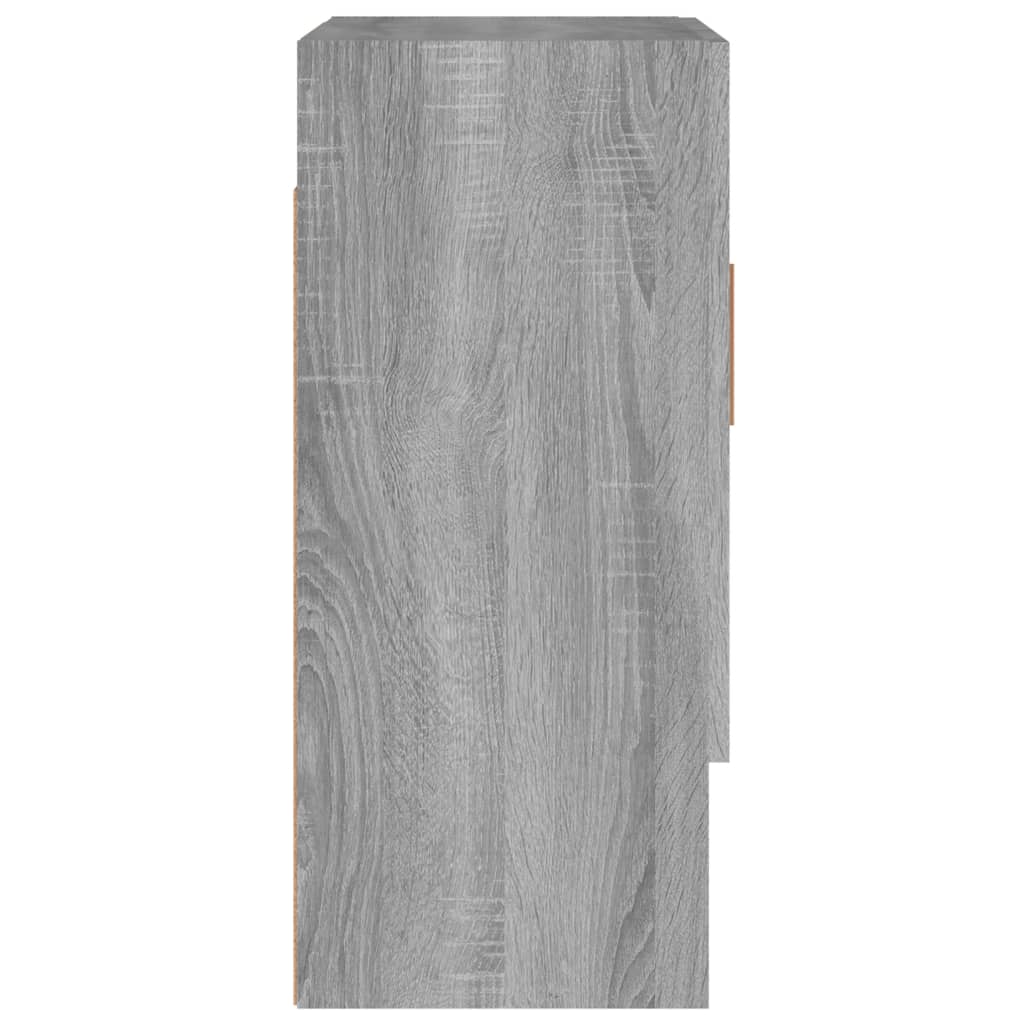 Armadietto a Muro Grigio Sonoma 60x31x70cm in Legno Multistrato | homemem39