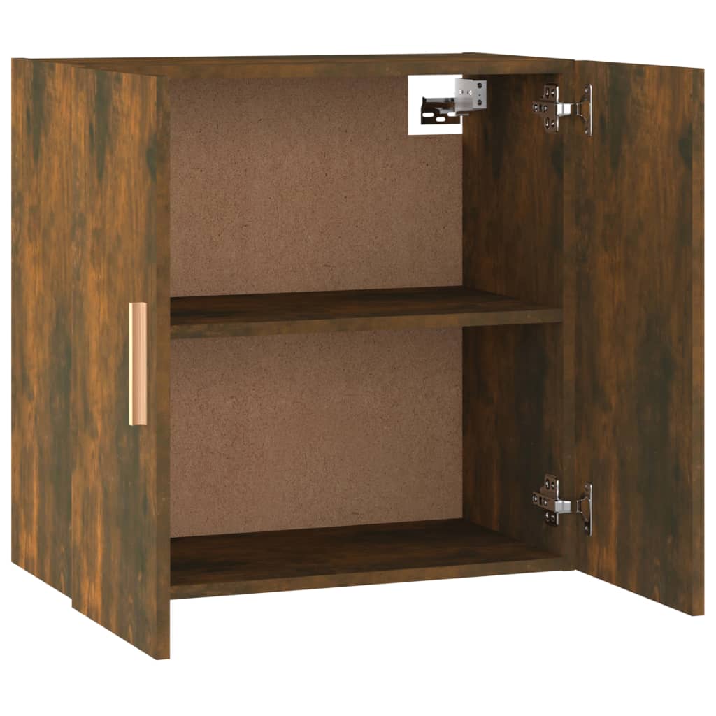Mobile Pensile Rovere Fumo 60x30x60 cm Legno Multistrato | homemem39