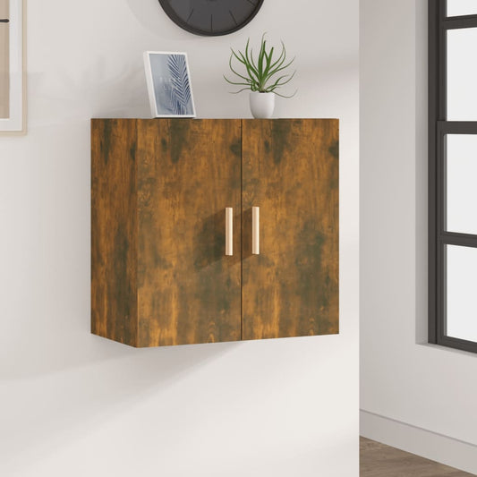 Mobile Pensile Rovere Fumo 60x30x60 cm Legno Multistrato | homemem39