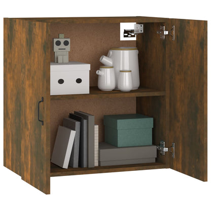 Mobile Pensile Rovere Fumo 60x31x60 cm Legno Multistrato - homemem39