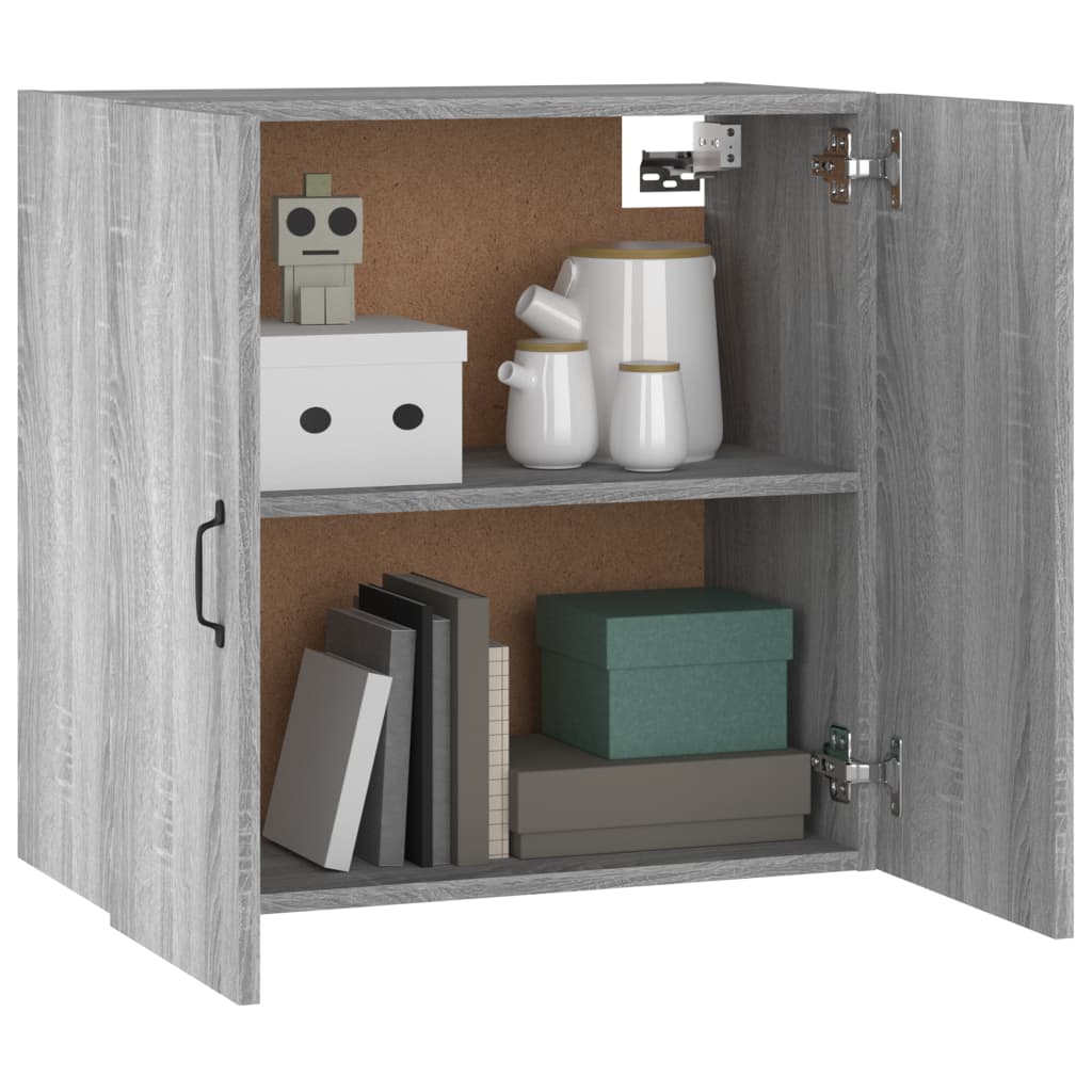 Mobile Pensile Grigio Sonoma 60x31x60 cm in Legno Multistrato | homemem39