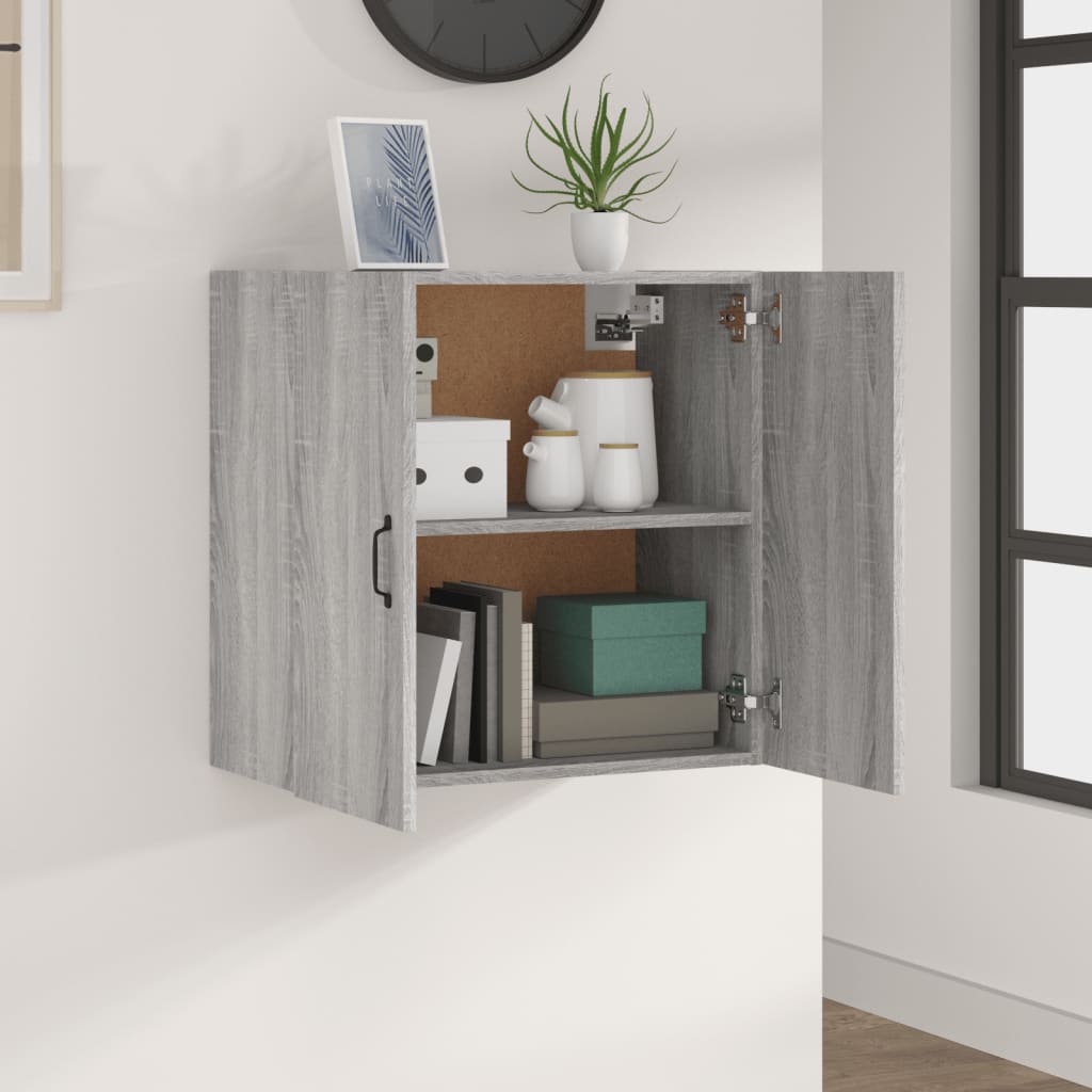 Mobile Pensile Grigio Sonoma 60x31x60 cm in Legno Multistrato | homemem39