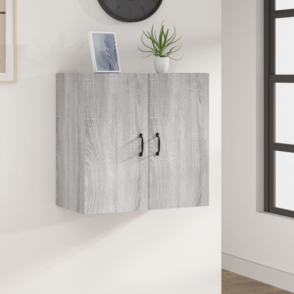 Mobile Pensile Grigio Sonoma 60x31x60 cm in Legno Multistrato | homemem39