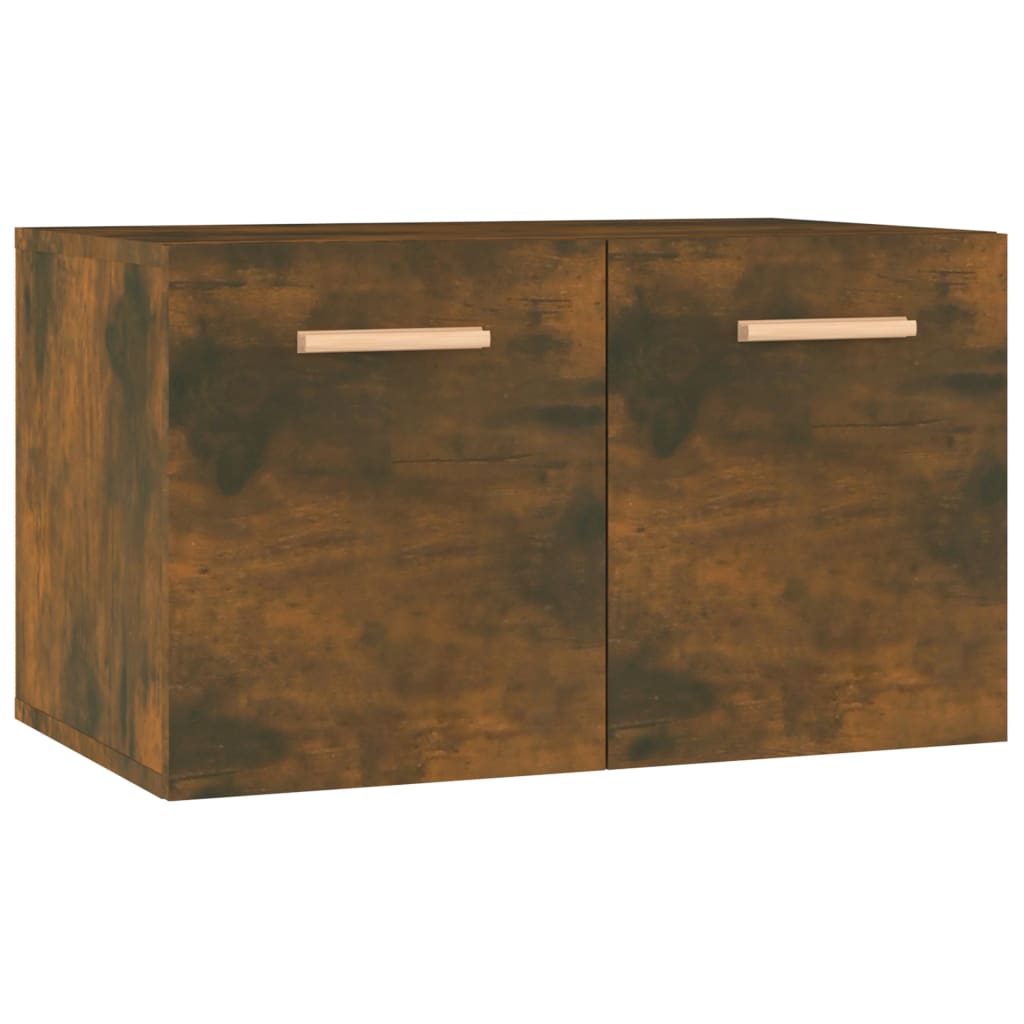 Mobile a Parete Rovere Fumo 60x36,5x35 cm in Legno Multistrato - homemem39
