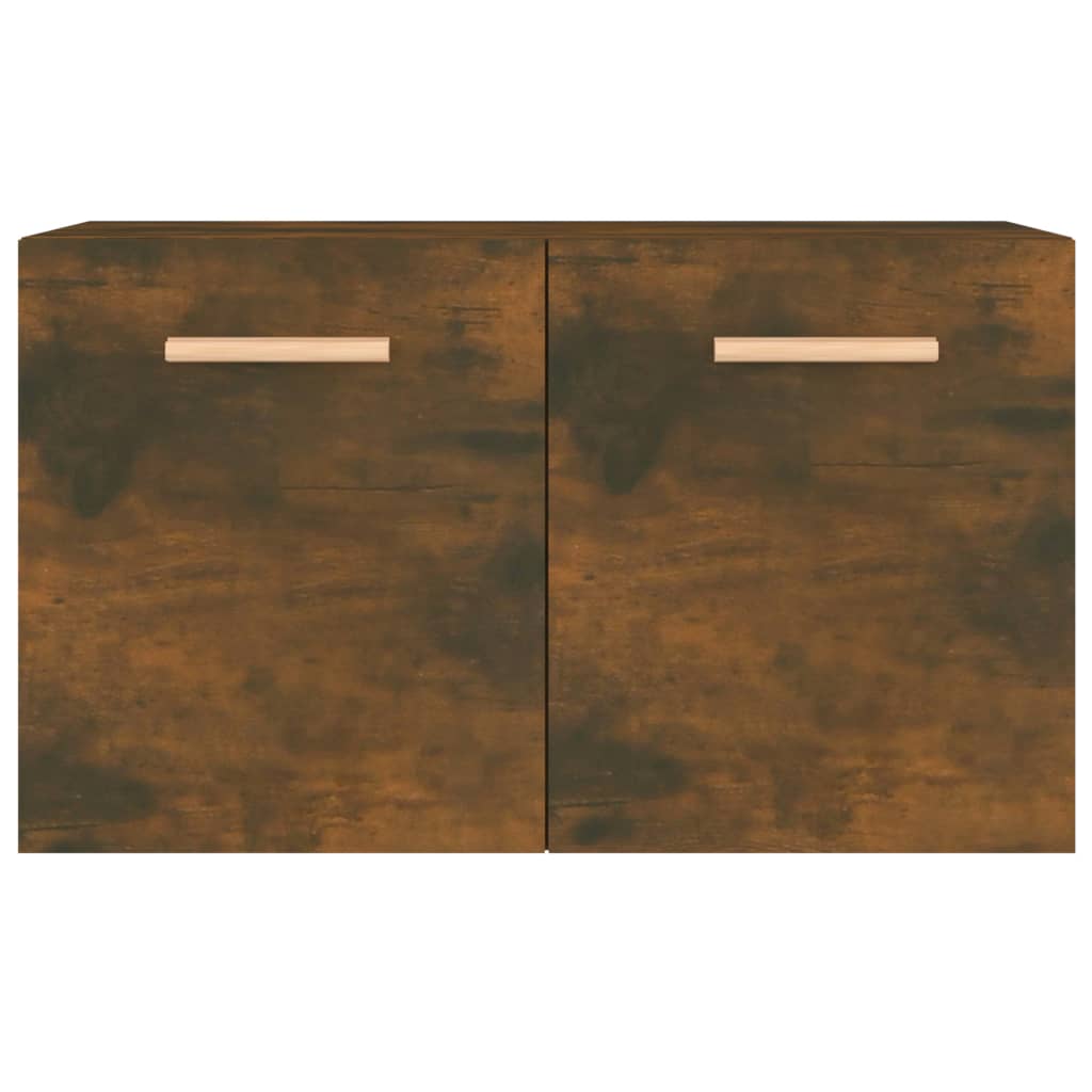 Mobile a Parete Rovere Fumo 60x36,5x35 cm in Legno Multistrato - homemem39