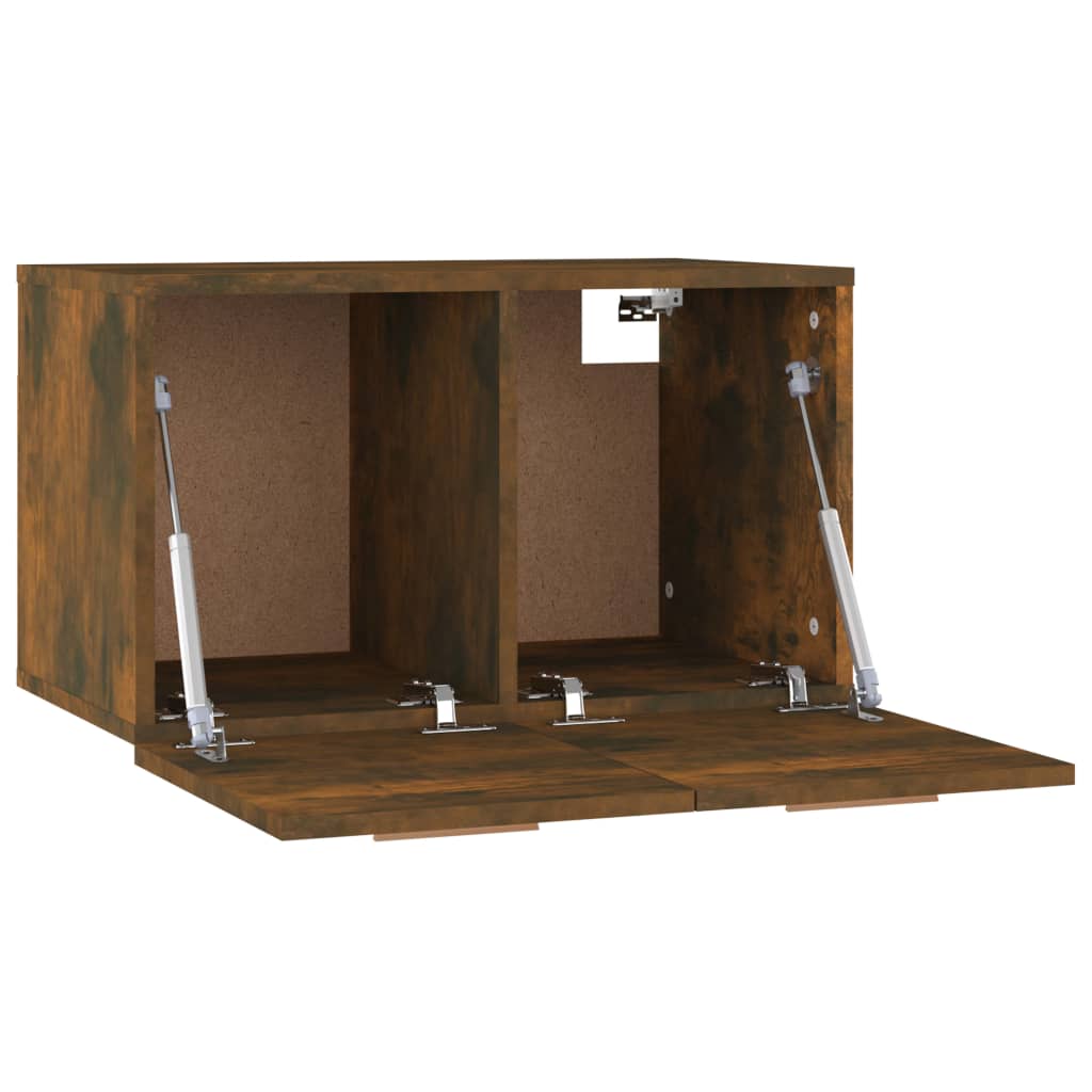 Mobile a Parete Rovere Fumo 60x36,5x35 cm in Legno Multistrato - homemem39