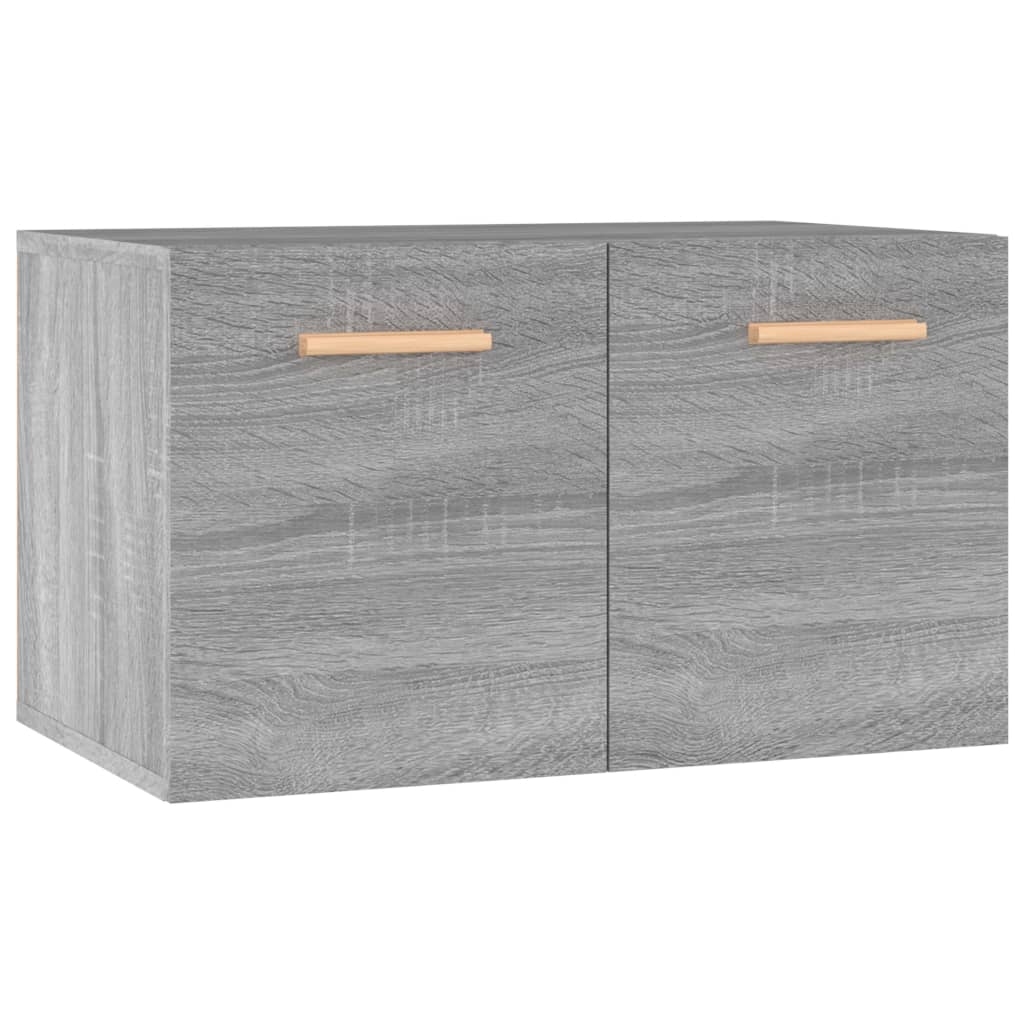 Mobile a Parete Grigio Sonoma 60x36,5x35cm in Legno Multistrato - homemem39