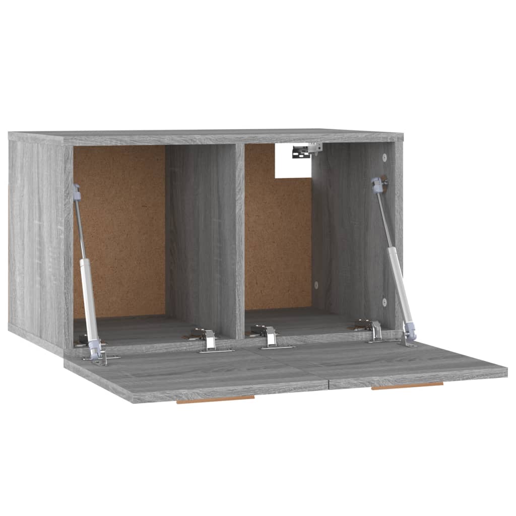 Mobile a Parete Grigio Sonoma 60x36,5x35cm in Legno Multistrato - homemem39