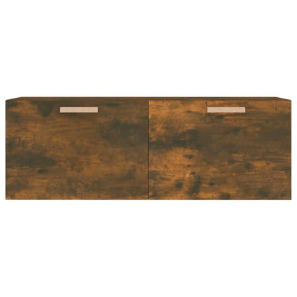 Mobile a Parete Rovere Fumo 100x36,5x35 cm in Legno Multistrato | homemem39