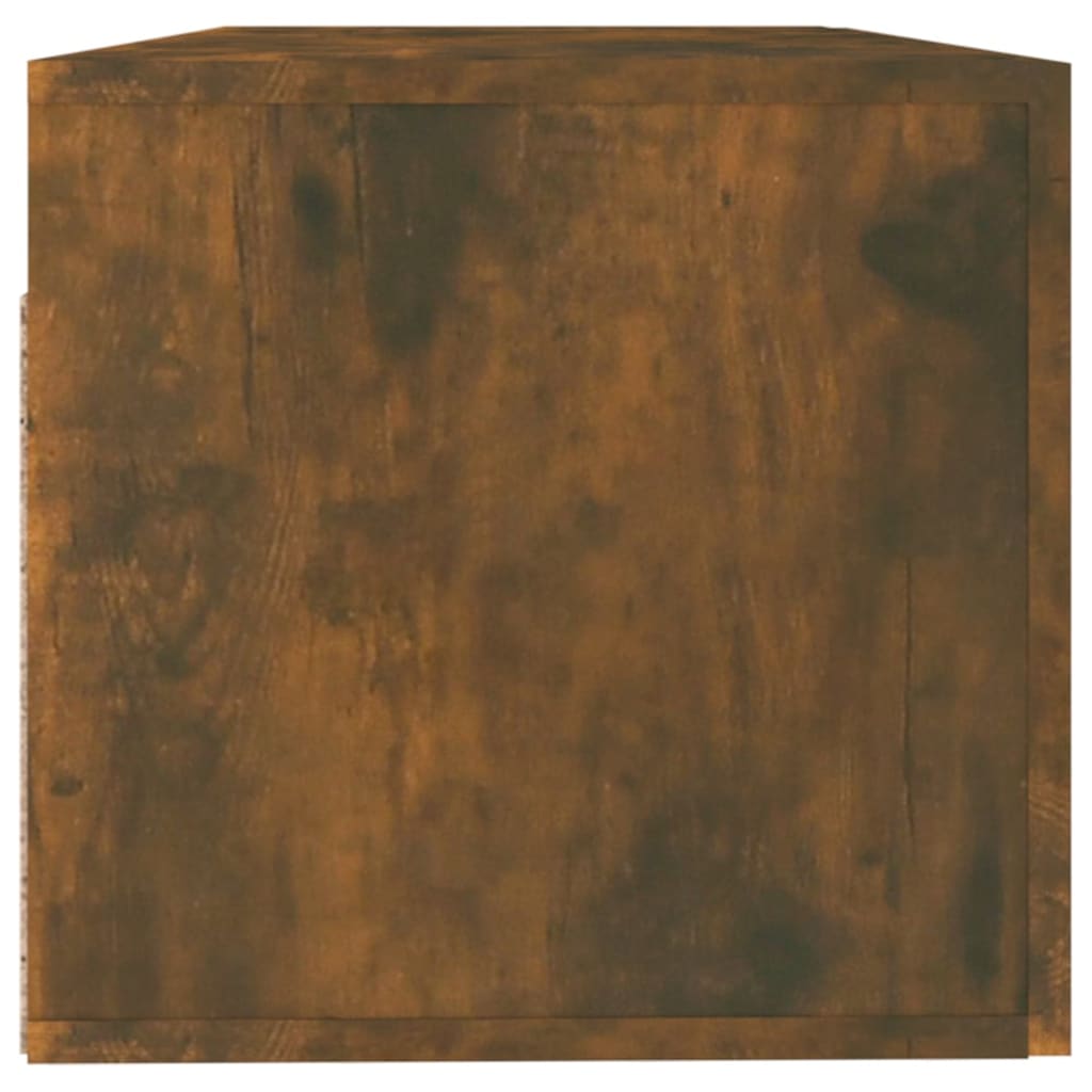 Mobile a Parete Rovere Fumo 100x36,5x35 cm in Legno Multistrato | homemem39