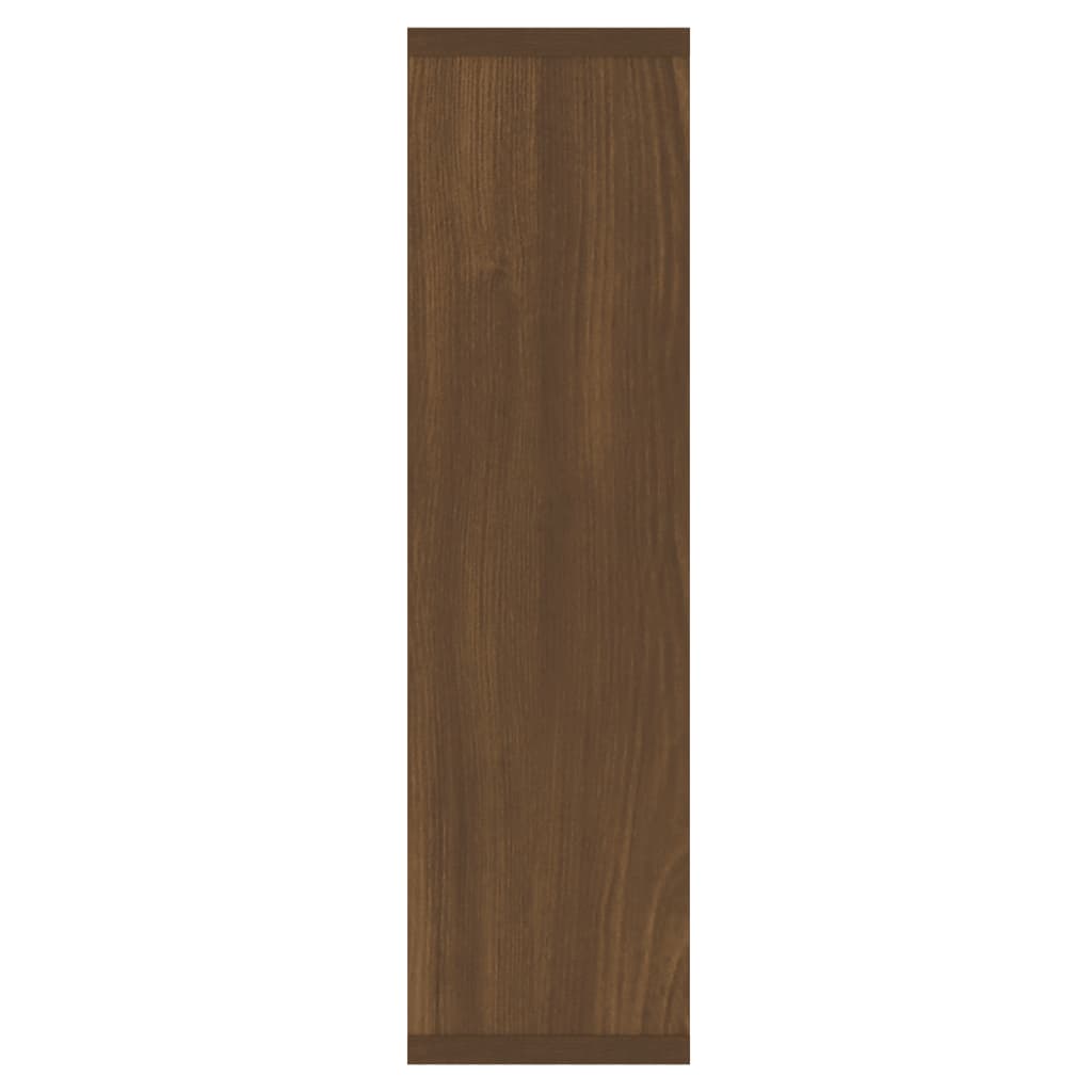 Mobile a Specchio con LED Rovere Marrone 76x15x55 cm - homemem39