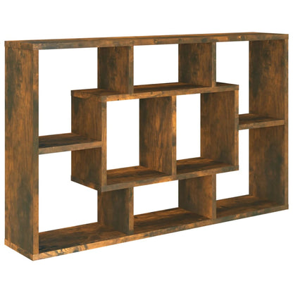 Mensola a Muro Rovere Fumo 85x16x52,5 cm in Legno Multistrato - homemem39