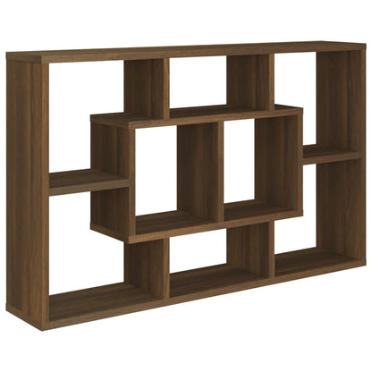 Mensola a Muro Rovere Marrone 85x16x52,5cm in Legno Multistrato - homemem39