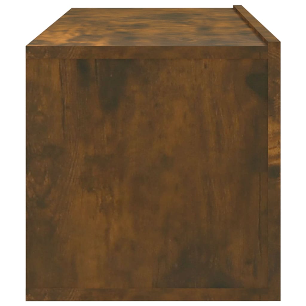 Mobili TV Parete 2pz Rovere Fumo 100x30x30 cm Legno Multistrato - homemem39