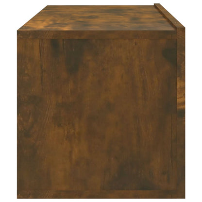Mobili TV Parete 2pz Rovere Fumo 100x30x30 cm Legno Multistrato - homemem39