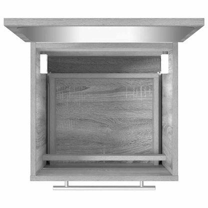 Mobile da Bagno con Specchio Grigio Sonoma 41x38,5x48 cm