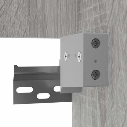 Mobile da Bagno con Specchio Grigio Sonoma 41x38,5x48 cm | homemem39