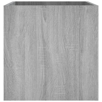Fioriera Grigio Sonoma 40x40x40 cm in Legno Multistrato