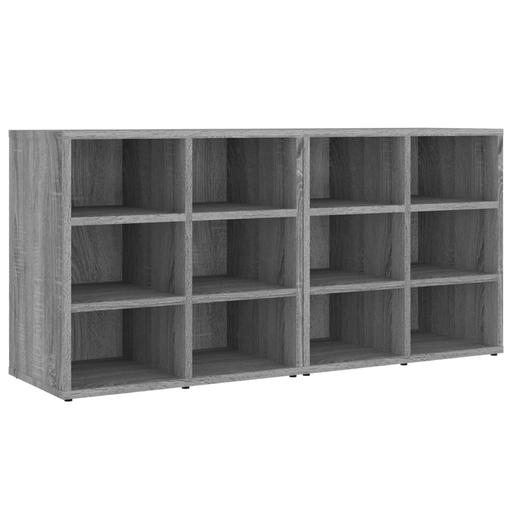 Scarpiere 2 pz Grigie Sonoma 52,5x30x50 cm - homemem39