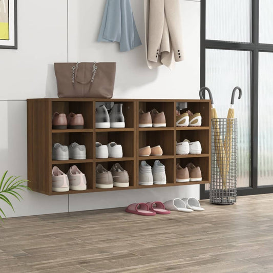 Scarpiere 2 pz Rovere Marrone 52,5x30x50 cm - homemem39