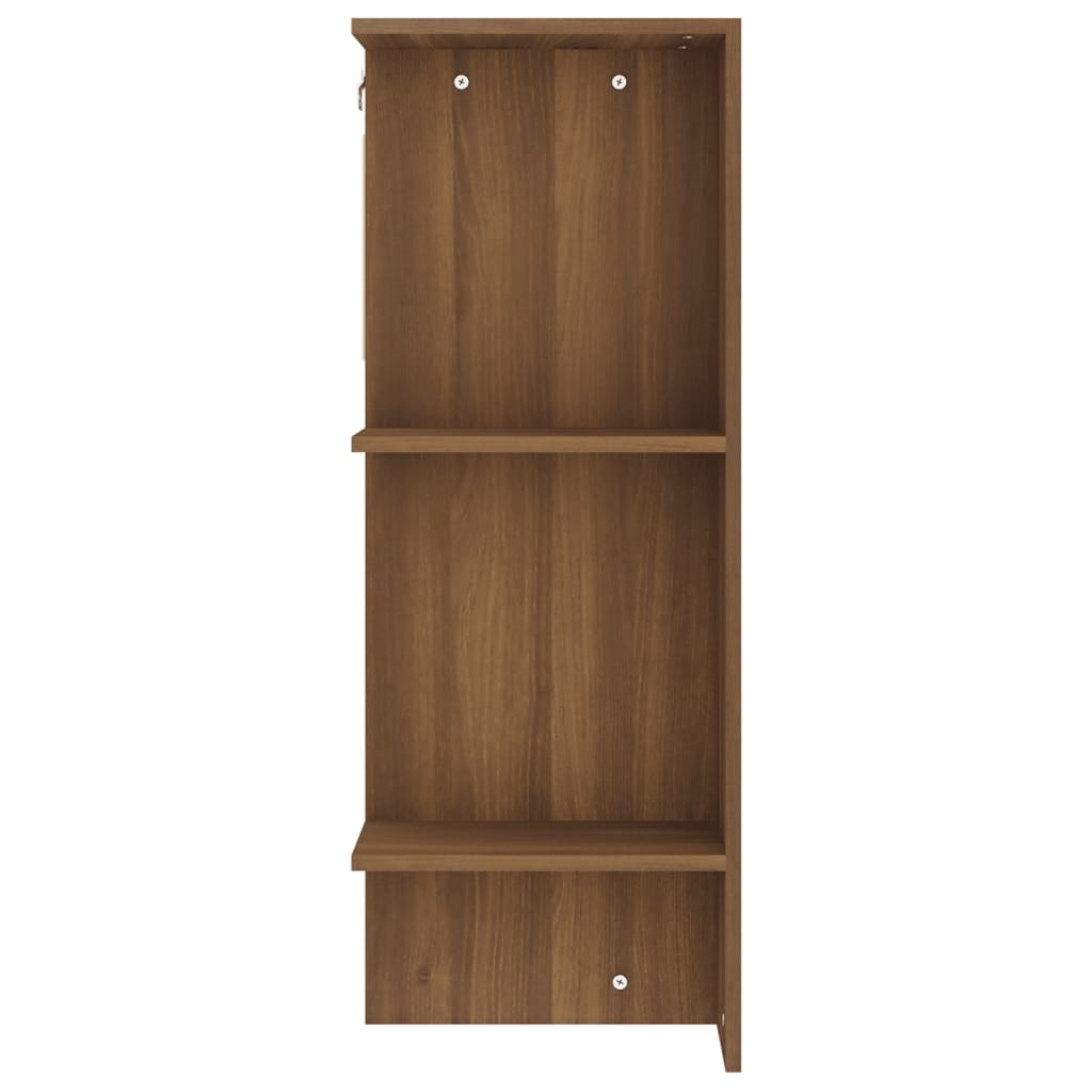 Scaffale Ingresso Rovere Marrone 97,5x37x99cm Legno Multistrato - homemem39