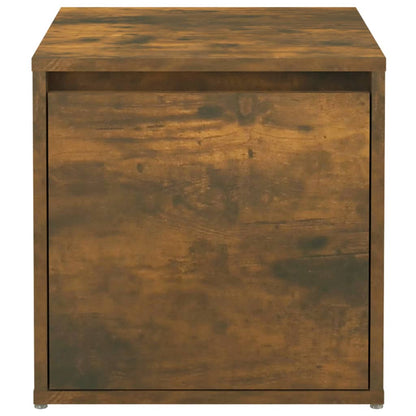 Cassetto Contenitore Rovere Fumo 40,5x40x40cm Legno Multistrato - homemem39