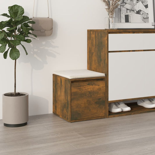 Cassetto Contenitore Rovere Fumo 40,5x40x40cm Legno Multistrato - homemem39