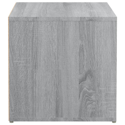 Cassetto Contenitore Grigio Sonoma 40,5x40x40 cm in Multistrato - homemem39