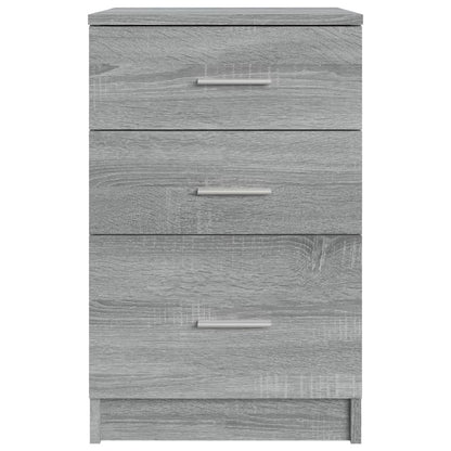 Comodino Grigio Sonoma 40x40x63 cm in Legno Multistrato - homemem39