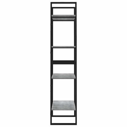 Libreria 4 Ripiani Grigio Sonoma 60x30x140 cm Legno Multistrato