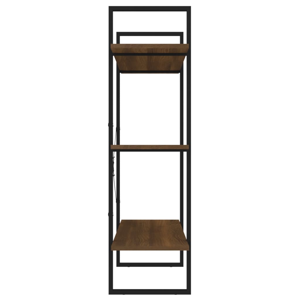 Libreria Rovere Marrone 100x30x105 cm in Legno Multistrato | homemem39