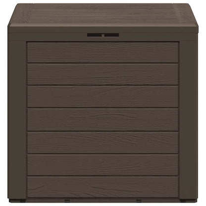 Baule da Giardino Marrone 58,5x46x55 cm in Polipropilene