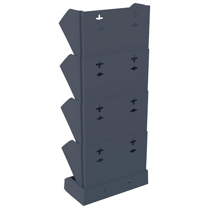 Set per Piante Giardino Verticale 4 pz Antracite Polipropilene | homemem39