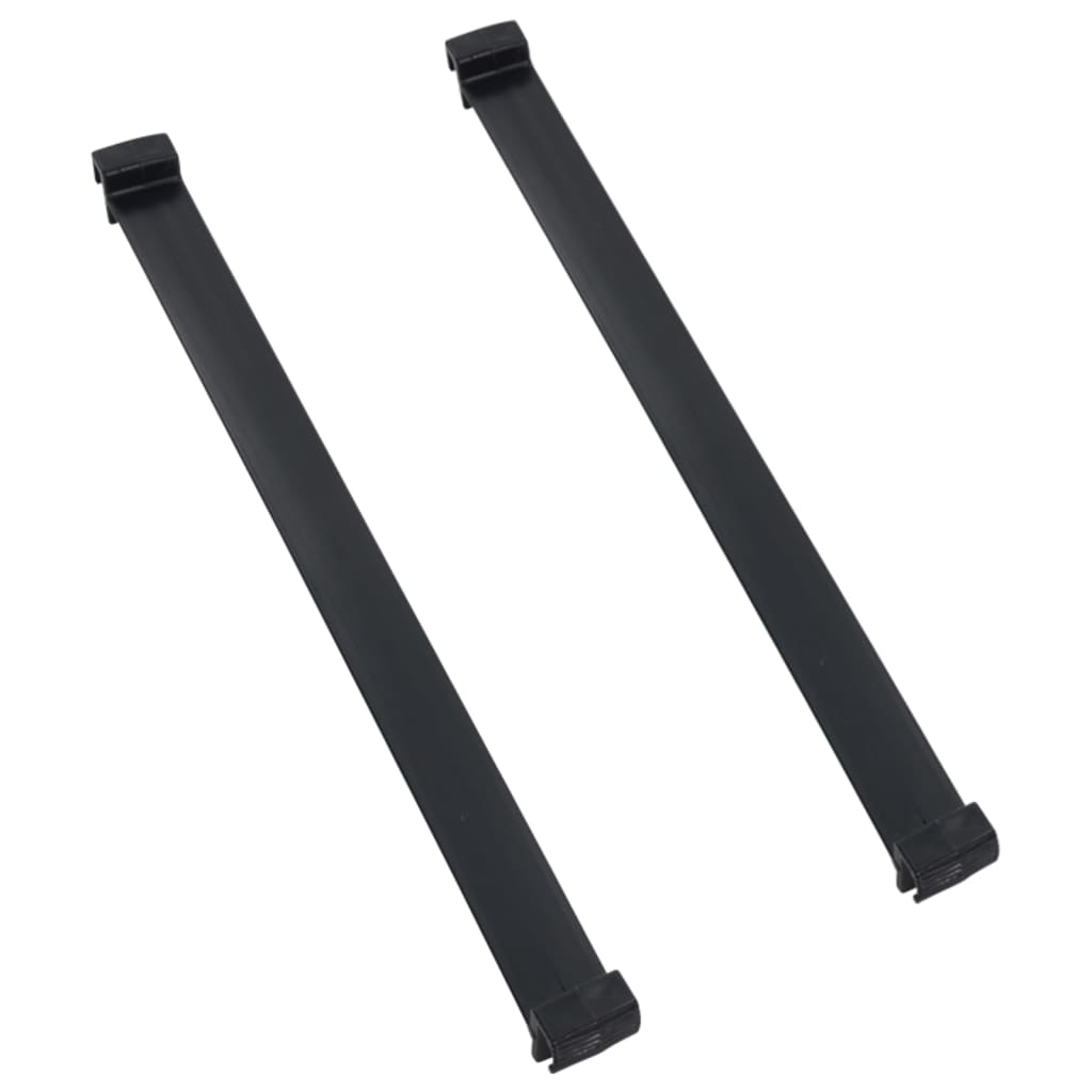 Fioriera Rialzata da Giardino Antracite 60x25x46cm in Rattan PP | homemem39