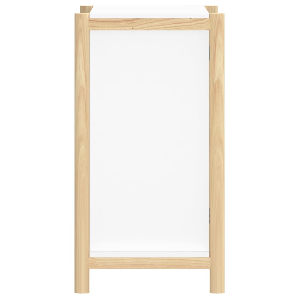 Credenza Bianca 62x38x70 cm in Legno Multistrato - homemem39