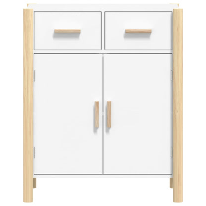 Credenza Bianca 62x38x75 cm in Legno Multistrato - homemem39