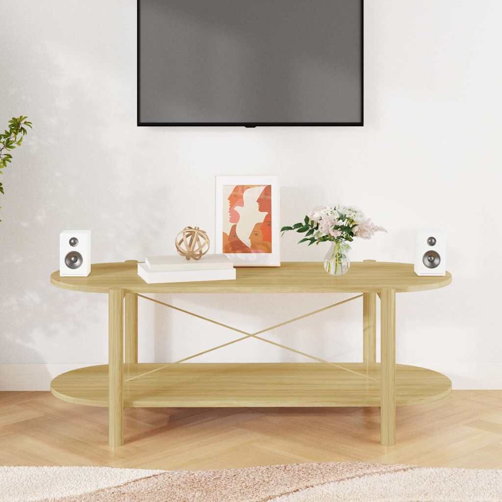 Tavolino da Salotto 110x48x40 cm in legno multistrato