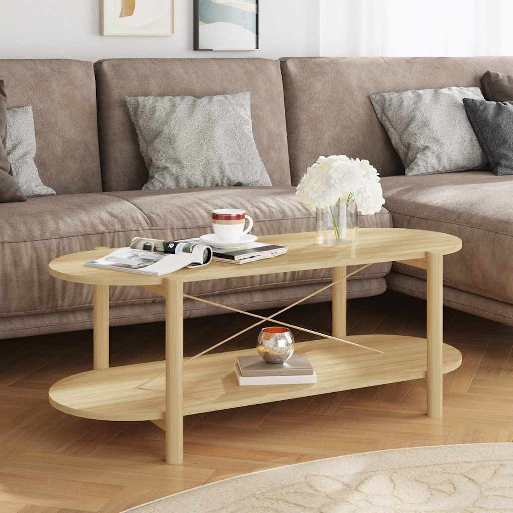 Tavolino da Salotto 110x48x40 cm in legno multistrato