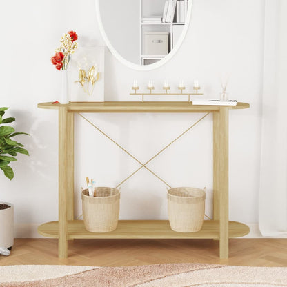 Tavolino Consolle 110x38x75 cm in Legno Multistrato | homemem39