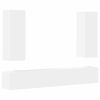 Set di Mobili Porta TV 5 pz in legno multistrato